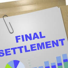 Final settlement